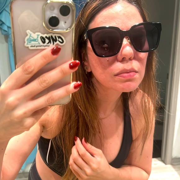 Celine Triomphe 09 sunglasses in Acetate - Picture 5 of 7